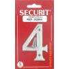 Securit Brass Numeral  75mm