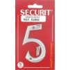 Securit Brass Numeral  75mm