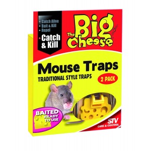 Selfset Baited Mouse Trap Twin Pack