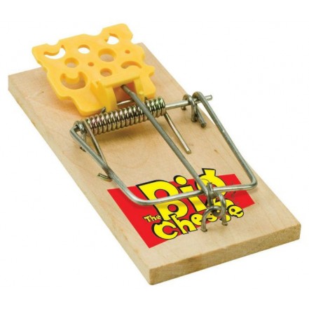 The Big Cheese Baited Wooden Rat Trap