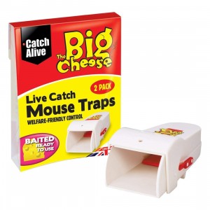 The Big Cheese Live Catch Mouse Traps Twin Pack