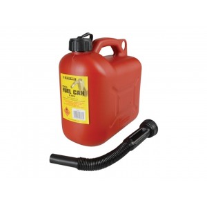Carplan Petrol Fuel Can & Spout 5 Litre Red