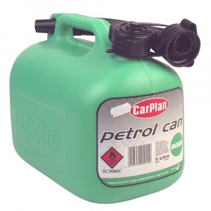 Carplan Petrol Fuel Can & Spout 5 Litre Green