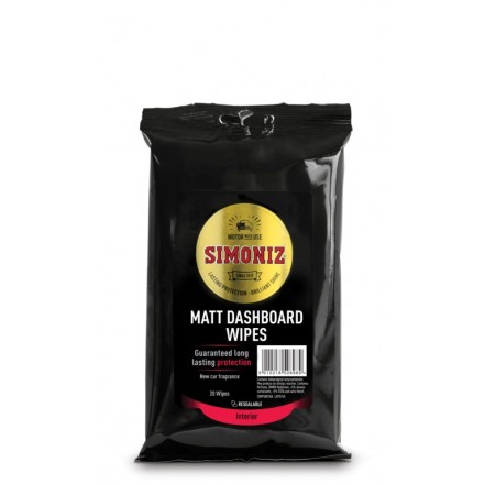 Simoniz Dashboard Wipes Matt Laminate