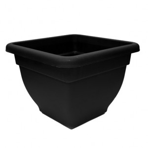 Winchester Square Bell Pot Ebony 38cm