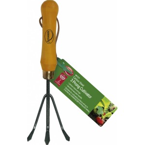 Ambassador Carbon Steel 3 Prong Cultivator