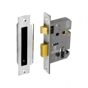 Securit Euro Sash Lock Nickel Plated 63mm