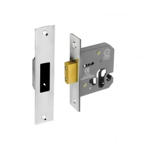 Securit Euro Dead Lock Nickel Plated 63mm