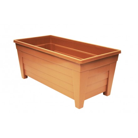 Grosvenor Trough Planter Terracotta 55cm