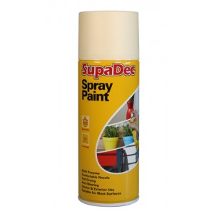 SupaDec Spray Paint Multi Purpose 400ml Cream
