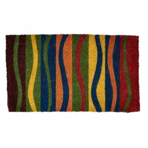 Groundsman Striped Coir Mat 45 x 75cm