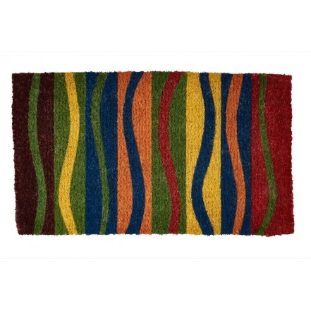 Groundsman Striped Coir Mat 45 x 75cm