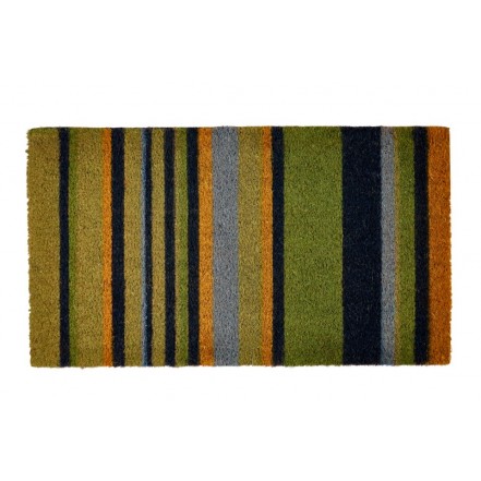 Groundsman Striped Coir Mat 40 x 70cm