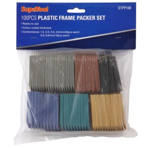 SupaDec Plastic Frame Packer Set Shims 100 Pieces