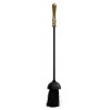 Hearth & Home Black Companion Set with Round Base & Brass Handles 5-Piece 19"