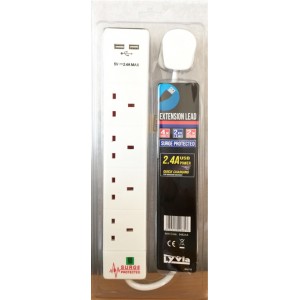 Lyvia Surge Protected Extension Lead