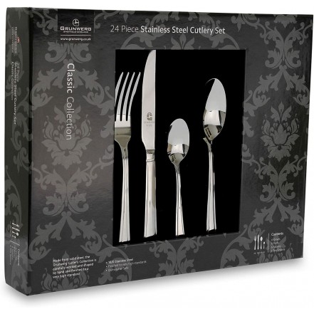 Grunwerg Harley 24-Piece Cutlery Set