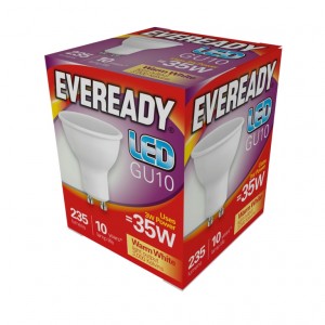 Eveready LED GU10 3W Warm White