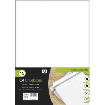 Anker White Envelopes C4 Pack 15