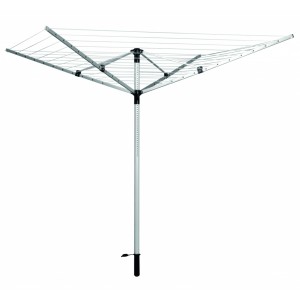 SupaHome Rotary Airer 4-Arm 50 Metre with Ground Spike & Cover