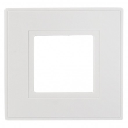 Dencon Finger Plates for Flush Wall Switches White Pack 2