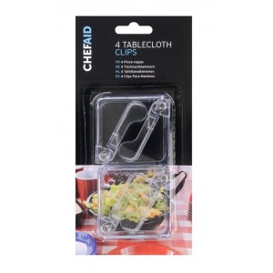 Chef Aid Table Cloth Clips (Pack of 4)