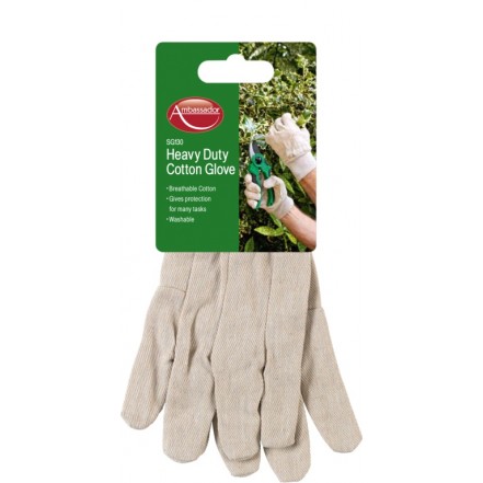 Ambassador Cotton Gloves Heavy Duty