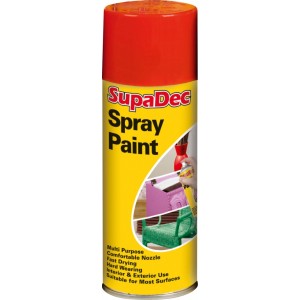 SupaDec Spray Paint Multi Purpose 400ml Red
