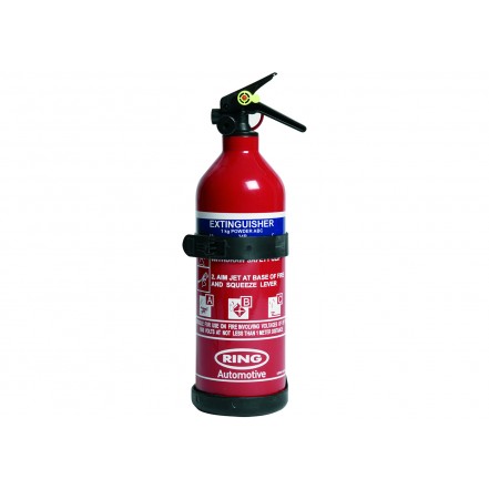 Ring 1kg Dry Powder Fire Extinguisher Rated A B and C