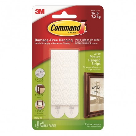 3M Command Large Picture Strips