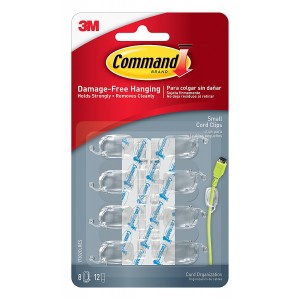 3M Command Small Cord Clips