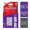 3M Command Adjustables Repositionable Refill Strips 18 Pack