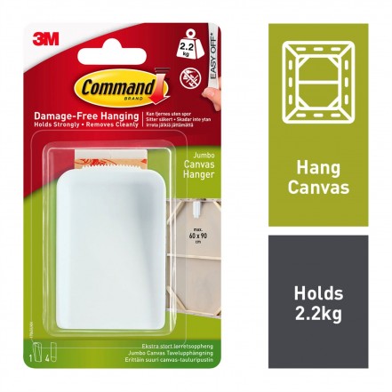 3M Command Canvas Hanger Jumbo