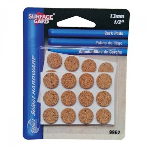 Select Surface Gard 24 Round Cork Pads 13mm