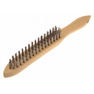 Faithfull Heavy Duty Scratch Brush 3-Row