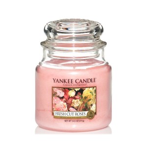 Yankee Fresh Cut Roses Jar Candle Medium