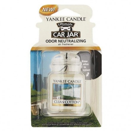 Yankee Car Jar Ultimate - Clean Cotton