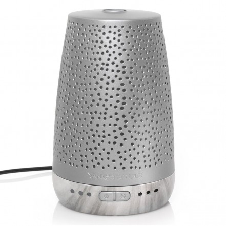 Yankee Silver Sleep Diffuser + Peaceful Dreams Fragrance