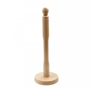 Apollo Beech Upright Kitchen Towel Holder Natural