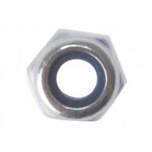 Forgefix Hex Nuts with Nylon Inserts ZP Bag 50