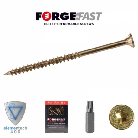 Forgefix ForgeFast Elite Low-Torque Wood Screws