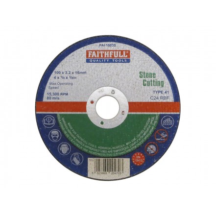 Faithfull Stone Cutting Disc