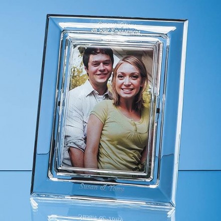 Crystal Galleries Lead Crystal Plain Photo Frame