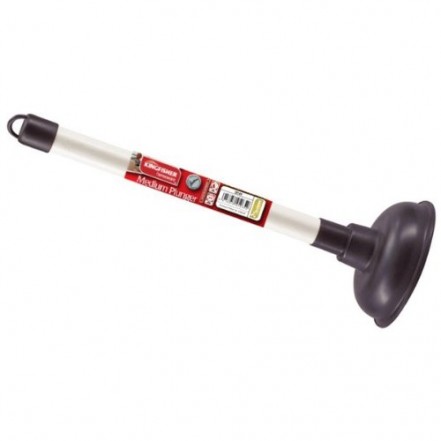 Kingfisher Sink/Drain Plunger - Black