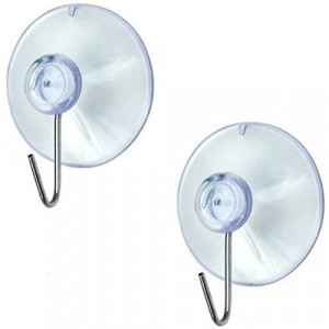 Suction Wall Hook With Wire - Clear
