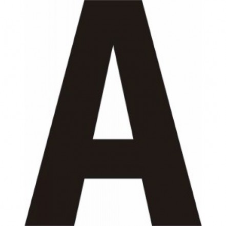 Centurion Self Adhesive Vinyl Letters Black 75mm