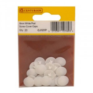 Centurion Pozi Screw Cover Caps (Pack of 20)