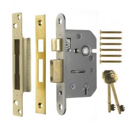 Era B.S. High Security Fortress Sash Lock PB