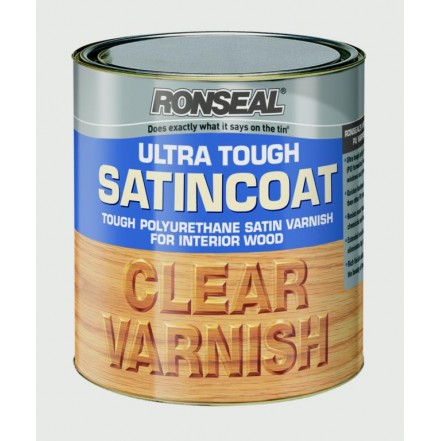 Ronseal Ultra Tough Varnish Satin Coat