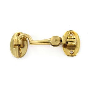 Securit Cabin Hook Brass Silent Type